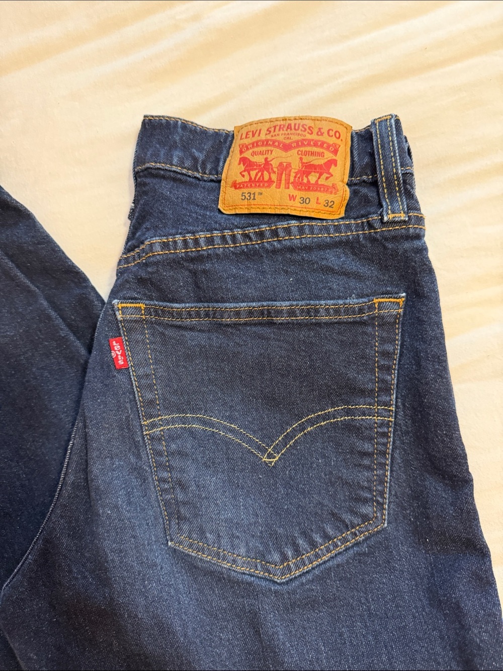 Levi's Dark Blue Slim Straight Men's Jeans